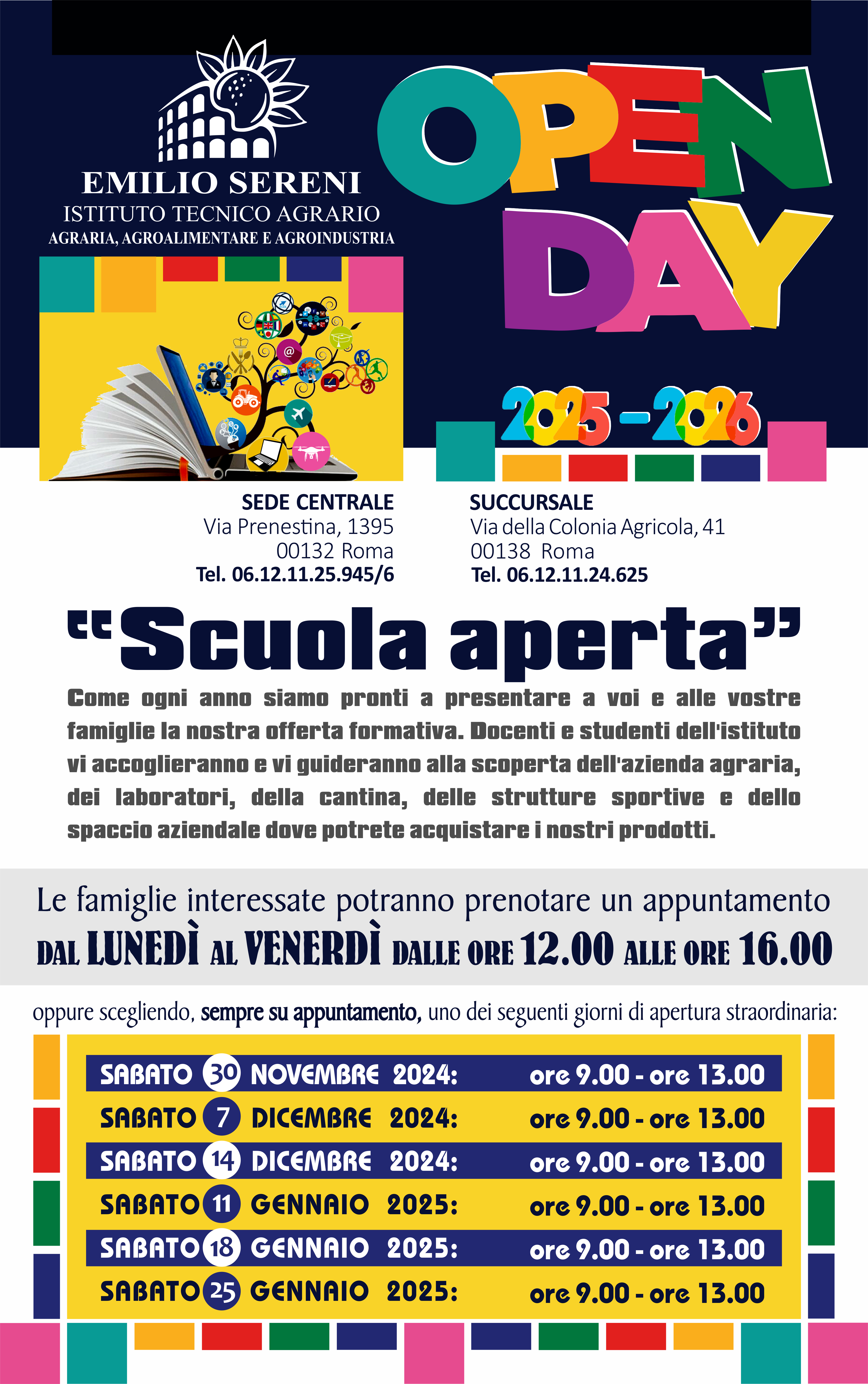 Open Day all'ITA Emilio Sereni