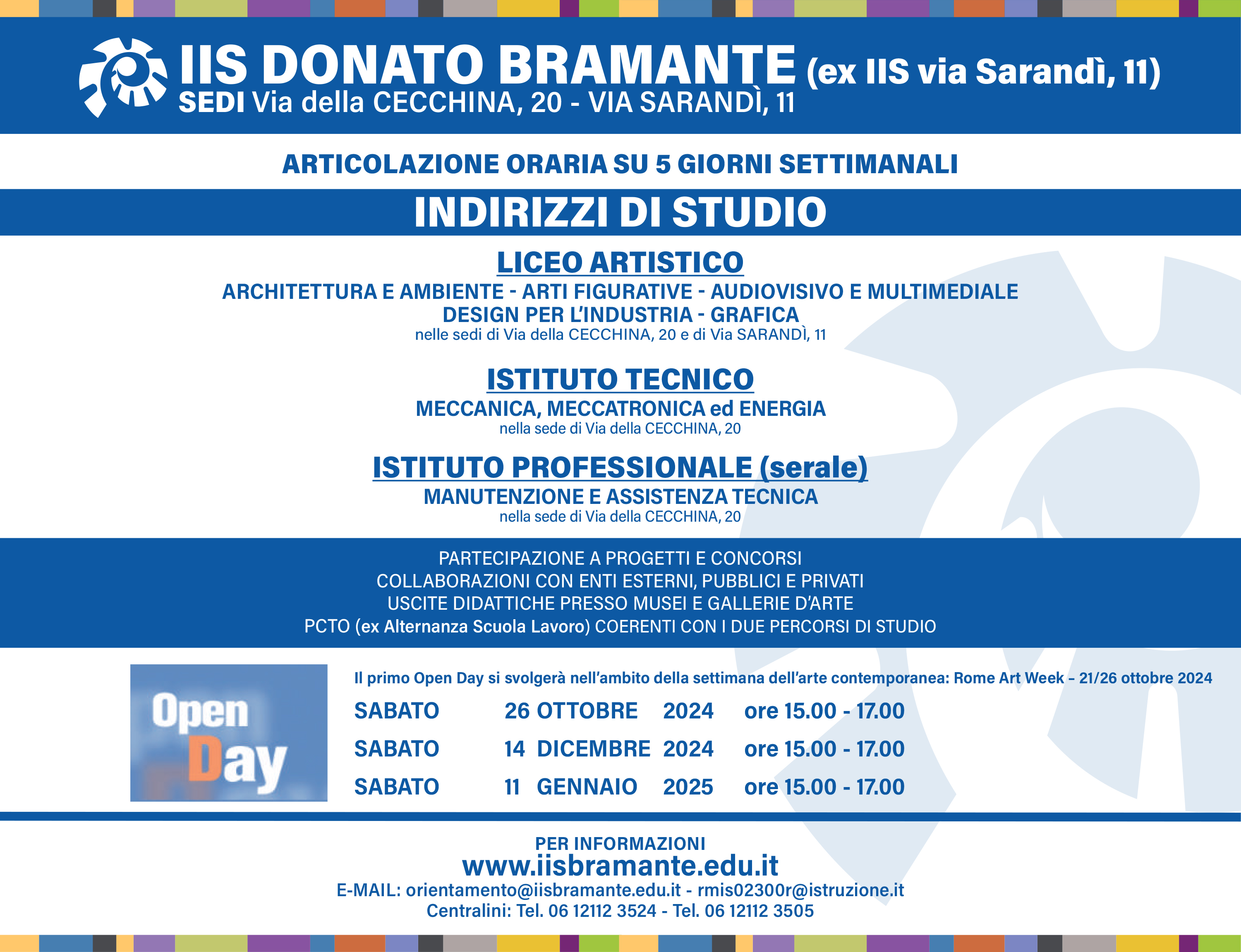 Open Day all'IIS Donato Bramante